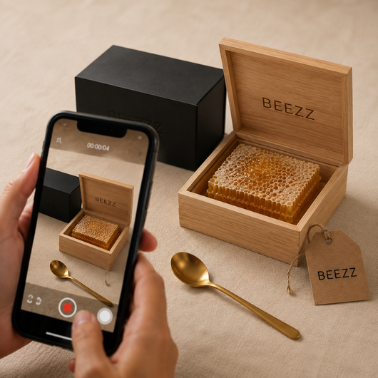 BEEZZ Raw Honeycomb Gift Box